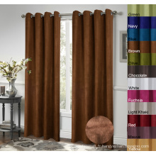 100% Polyester Suede Window Rideaux